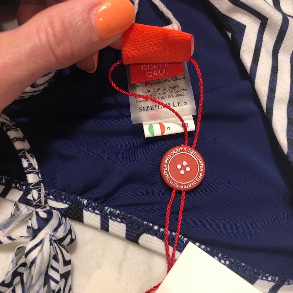 Red Carter Azteca Reversible Bikini - Picture 3 of 7